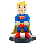 Fallout - Figurine Holdems Cable Guys Toughness Vault Boy support d'appareil et support de téléphone