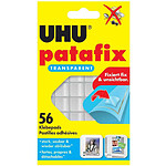 UHU Etui de 56 pastilles adhésives Patafix détachable Transparent UHU Etui de 56 pastilles adhésives Patafix détachable Transparent
