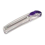 NT CUTTER Cutter iL 120 P, boîtier en plastique, violet-transparent