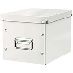 LEITZ Boîte de rangement Click & Store WOW Cube M (26x24x26cm) Blanc