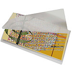 PAVO Boite de 100 Pochettes à Plastifier 'Fast' A4 150 mic Soudée Côté Long