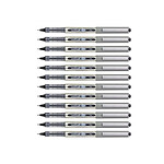 UNI-BALL Stylo Roller Encre Liquide Recyclé UB157E Pointe Moyenne Noir x 12 UNI-BALL Stylo Roller Encre Liquide Recyclé UB157E Pointe Moyenne Noir x 12