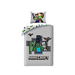 Minecraft - Parure de lit Minecraft Ver. 3 140 x 200 cm / 70 x 90 cm
