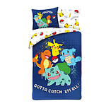 Pokémon - Parure de lit Pokémon Ver. 10 140 x 200 cm / 70 x 90 cm