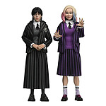 Mercredi - Pack de 2 figurines Mercredi Addams (Nevermore Uniform) et Enid 20 cm