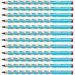 STABILO Crayon graphite EASYgraph HB droitier corps bleu clair x 12
