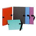 EXACOMPTA Chemise Dos Extensible N'CLIP Assorties