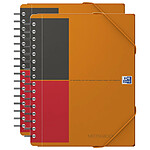 OXFORD MEETINGBOOK A5+ 90g lignée 6mm couverture polypro x 2