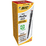 BIC Marqueur Permanent MARKING POCKET 1445 Pointe Ogive Moy. Rouge x 12