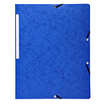 EXACOMPTA Chemise S/Rabat 4,5/10ème ELAS+ETIQ bleu x 10