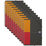 OXFORD MEETINGBOOK B5 160P 90g petits carreaux couverture polypro x 10