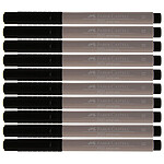 FABER-CASTELL Feutre PITT artist pen Pointe Brush 1-5mm Gris chaud III x 10 FABER-CASTELL Feutre PITT artist pen Pointe Brush 1-5mm Gris chaud III x 10