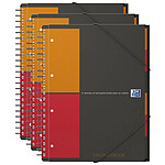 OXFORD Organiserbook A4+ 160 pages petits carreaux x 3