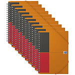 OXFORD MEETINGBOOK B5 160P 90g lignée 6MM couverture polypro x 10