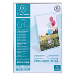 EXACOMPTA Porte-visuel incliné vertical A4 - Cristal