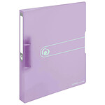 HERLITZ Classeur 2 anneaux 25 mm easy orga to go Pastel Dos de 38 mm Lilas Transparent