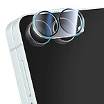 iMak Verre Trempé pour Caméra Galaxy Z Flip 7 Antichoc Anti Rayures Noir transparent