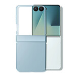 Avizar Coque pour Galaxy Z Flip 7 Soft-Touch avec Charnière Renforcée Bleu