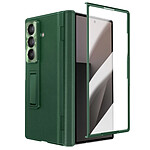 Avizar Coque Intégrale pour Samsung Galaxy Z Fold 7 avec Verre trempé et Béquille Vert Avizar Coque Intégrale pour Samsung Galaxy Z Fold 7 avec Verre trempé et Béquille Vert