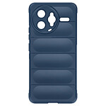 Avizar Coque pour Xiaomi Poco F7 Pro / F7 Ultra avec Texture Relief en Silicone Bleu nuit