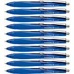 SCHNEIDER Stylo à bille Haptify bleu Pointe Moyenne Bleu x 10
