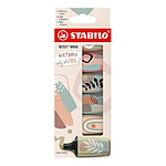 STABILO Surligneur BOSS MINI Naturevibes, étui carton de 6 STABILO Surligneur BOSS MINI Naturevibes, étui carton de 6
