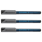SCHNEIDER Marqueur universel Maxx 222 Pointe Fine Permanent noir x 3