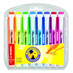 STABILO Etui de 8 Surligneurs de poche SWING COOL Pointe Biseautée 1 - 4 mm x 5 STABILO Etui de 8 Surligneurs de poche SWING COOL Pointe Biseautée 1 - 4 mm x 5