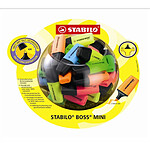 STABILO Bonbonne de 50 Surligneurs BOSS MINI Pointe biseautée Assortis STABILO Bonbonne de 50 Surligneurs BOSS MINI Pointe biseautée Assortis