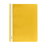 HERLITZ Lot de 10 chemise à lamelle format A4 Polypro Jaune