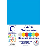 ELVE Paquet de 102 Sous-chemises 80 g 220 x 310 mm PEP'S Coloris Vifs Assorties ELVE Paquet de 102 Sous-chemises 80 g 220 x 310 mm PEP'S Coloris Vifs Assorties