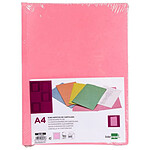 LIDERPAPEL Sous-chemise papier cartonné 180g/m² 310x230mm A4 rose pastel x 50