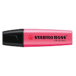 STABILO Surligneur BOSS ORIGINAL Rechargeable Pointe Biseautée 2-5 mm - rose x 10 STABILO Surligneur BOSS ORIGINAL Rechargeable Pointe Biseautée 2-5 mm - rose x 10