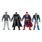 DC Direct Page Punchers - Pack 4 figurines Batman & Son of Batman & Superman & Joker 7 cm