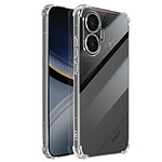Avizar Coque Silicone pour Xiaomi Poco F7 avec Coins Bumper et Bloc Caméra Renforcé Transparent