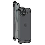 Avizar Protection Design pour iPhone 15 Coque Bumper Métallique Renforcée Noir Avizar Protection Design pour iPhone 15 Coque Bumper Métallique Renforcée Noir