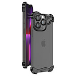 Avizar Protection Design pour iPhone 13 Pro Coque Bumper Métallique Renforcée Noir Avizar Protection Design pour iPhone 13 Pro Coque Bumper Métallique Renforcée Noir