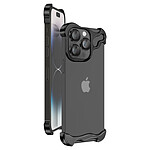 Avizar Protection Design pour iPhone 14 Pro Max Coque Bumper Métallique Renforcée Noir Avizar Protection Design pour iPhone 14 Pro Max Coque Bumper Métallique Renforcée Noir