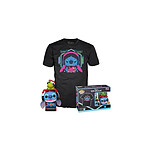 Lilo & Stitch - Set Figurine POP! & Tee T-Shirt Gmr Stitch avec grenouille