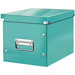 LEITZ Boîte de rangement Click & Store WOW Cube L, bleu