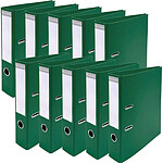 EXACOMPTA Classeur à levier PVC A4 D70mm Premium vert foncé x 10