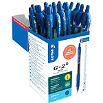PILOT Stylo roller à encre gel G-2 PLUS 07, VALUE PACK, bleu