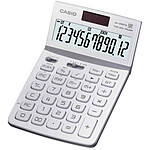 CASIO Calculatrice de bureau blanc 10 chiffres JW-200TV CSCALJW200TVWEB