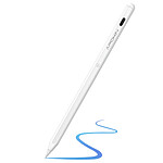 Apokin Stylet Bluetooth pour iPad Pro Fixation Magnétique avec Port USB C Autonomie 9H Blanc