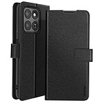 Fairplay Étui Portefeuille pour Honor 400 Smart avec Languette Magnétique et Support Noir