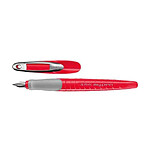 HERLITZ Stylo plume 'my.pen' Pointe Large GAUCHER Rouge / Gris