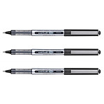 UNI-BALL Stylo Roller eye Micro UB150E recyclé Noir x 3