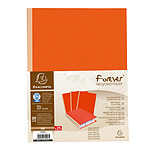 EXACOMPTA Paquet de 25 chemises Dos toilé 300g dos 3cm 24x32cm Orange EXACOMPTA Paquet de 25 chemises Dos toilé 300g dos 3cm 24x32cm Orange