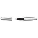 PELIKAN Twist stylo plume Pointe Moyenne Argent/noir PELIKAN Twist stylo plume Pointe Moyenne Argent/noir