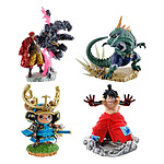 One Piece -  Set de 4 figurines One Piece Petitrama Logbox Re Birth Wanokuni Vol. 2 Set 9 cm